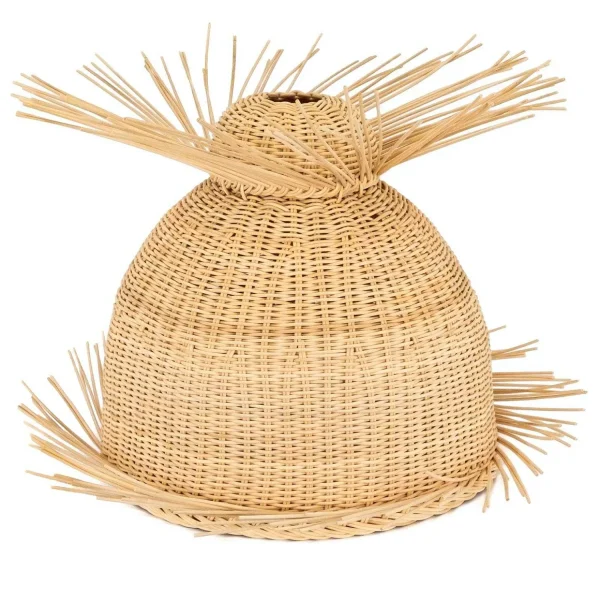 New Natural Wicker Lamp Shade Decorative Objects